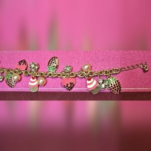 Strawberry Shortcake Bracelet Golden Valentine's Day